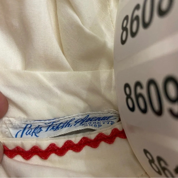 Saks Fifth Avenue vintage 1970’s peasant top Embroidered 28607 - Picture 9 of 12